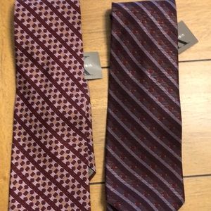 2 calvin Klein,  1 zegna and 1 Giorgio Armani, brand new with tags.  Never worn